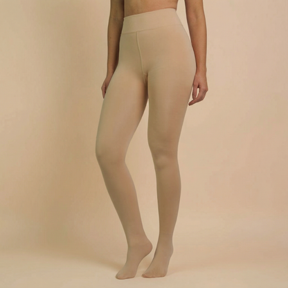 Collant Polaire Effet Transparent